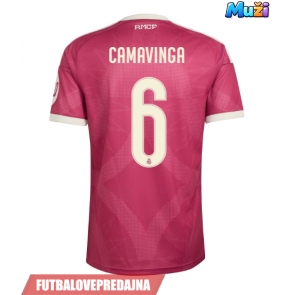 Lacne Muži Futbalové dres Real Madrid Eduardo Camavinga #6 2026-27 Krátky Rukáv - Tretina